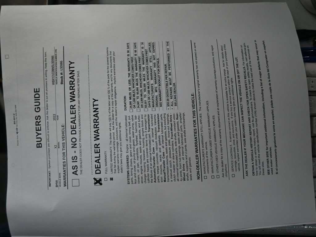 Used 2022 BMW X2 xDrive28i image 9