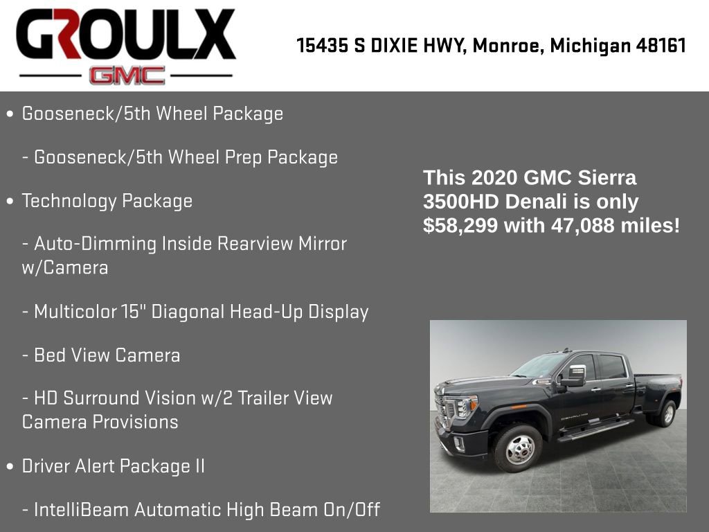 Used 2020 GMC Sierra 3500 Denali w/ Denali Ultimate Package image 32
