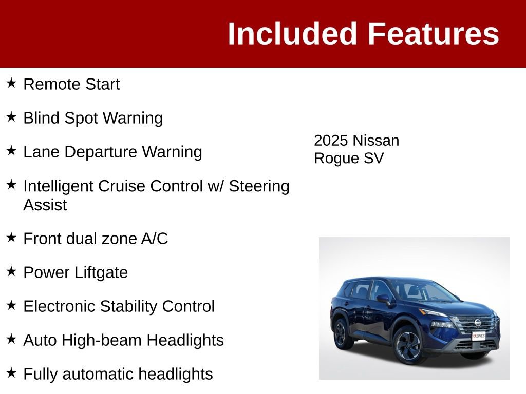 Used 2025 Nissan Rogue SV AWD/4WD image 3