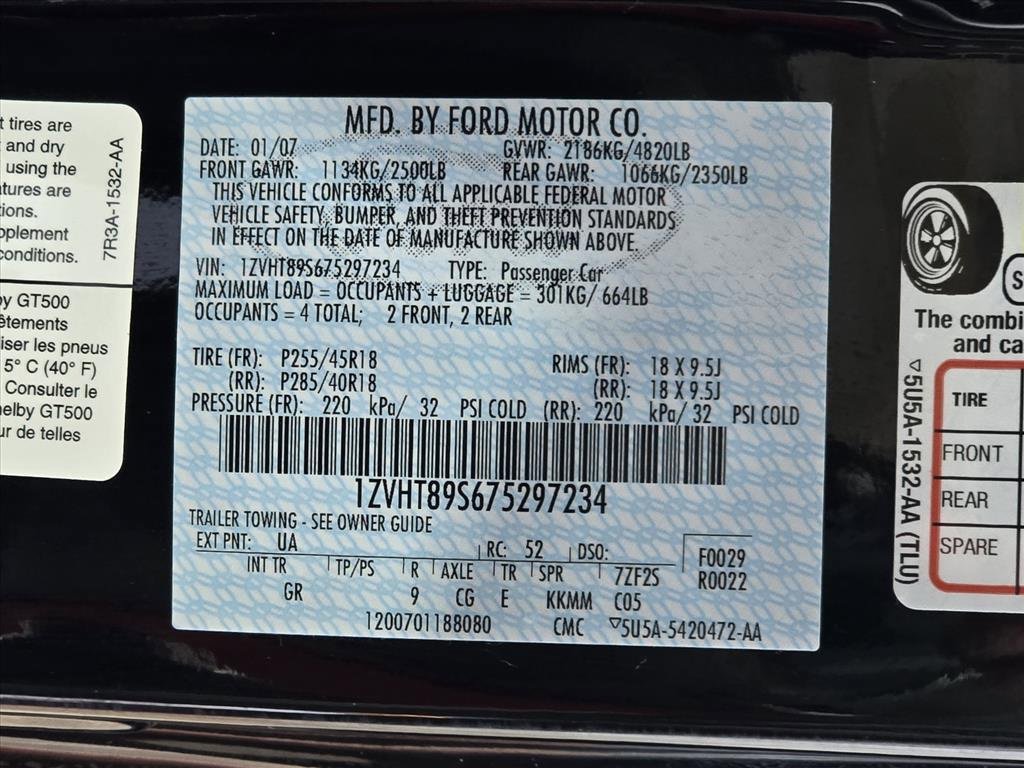 Used 2007 Ford Mustang Shelby GT500 image 29