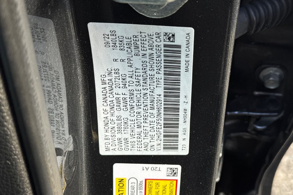 Used 2022 Honda Civic Sport image 26