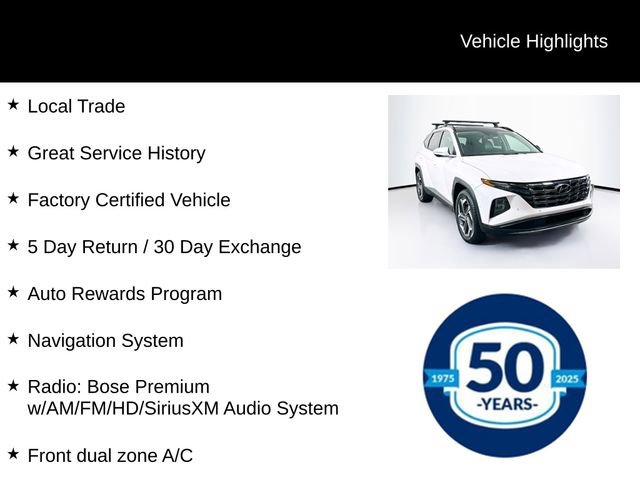 Certified 2022 Hyundai Tucson Limited w/ Cargo Package image 5