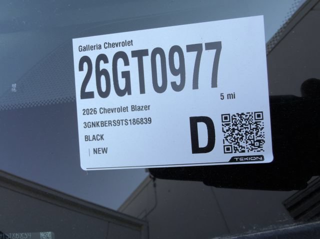 New 2026 Chevrolet Blazer RS w/ Driver Confidence II Package FWD image 22