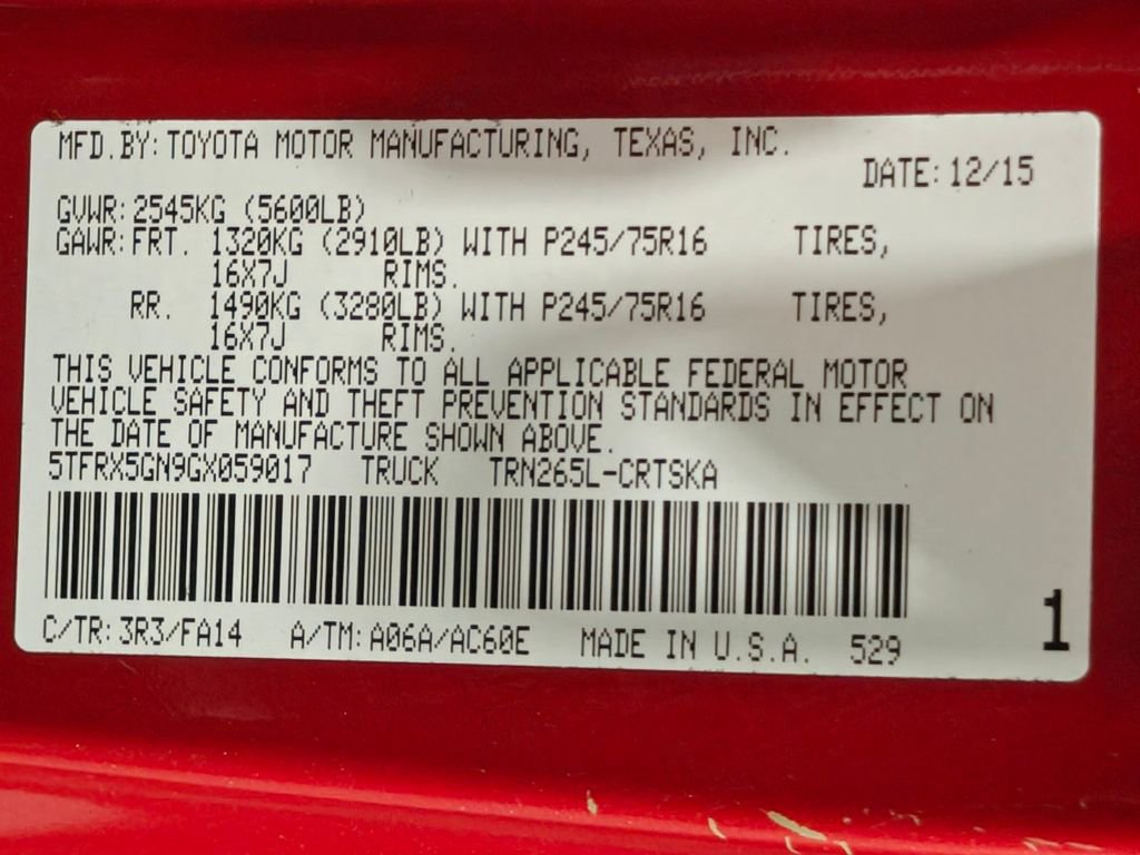 Used 2016 Toyota Tacoma SR image 43