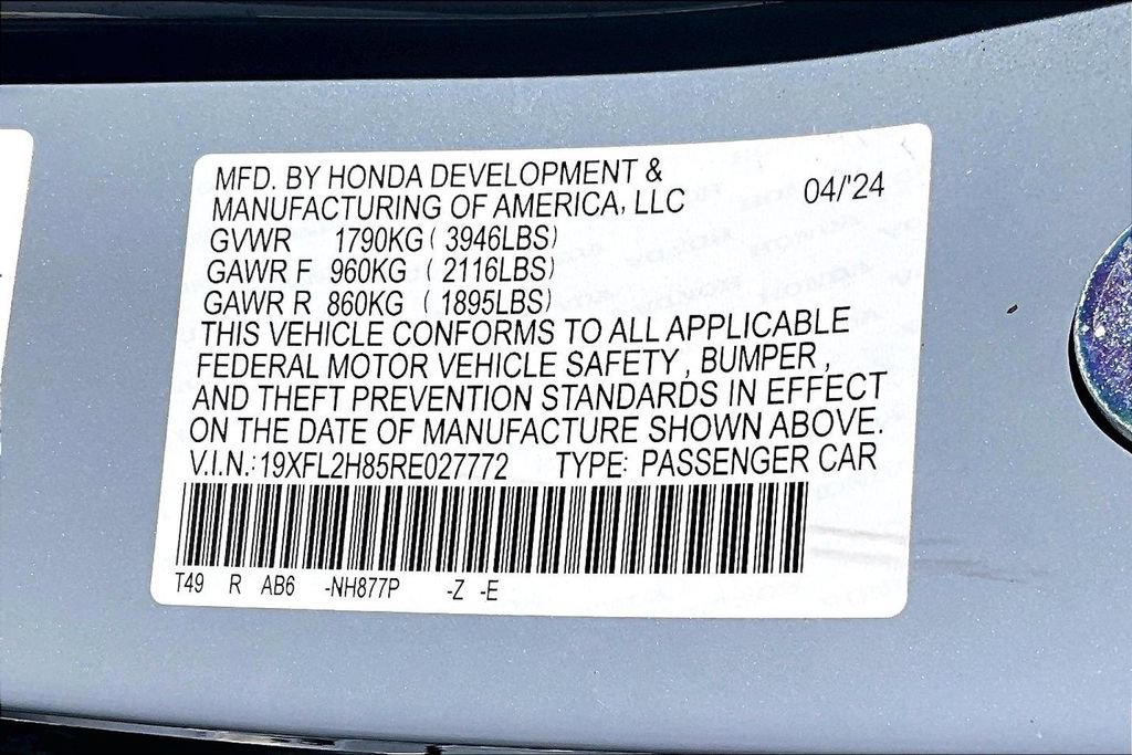 Used 2024 Honda Civic Sport image 16