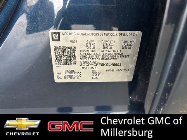 Used 2019 Chevrolet Silverado 1500 Custom Trail Boss w/ Custom Convenience Package AWD/4WD image 30