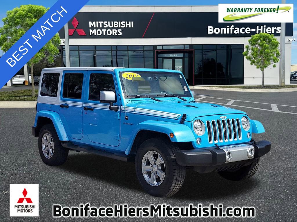 Used 2017 Jeep Wrangler Unlimited Sahara w/ Quick Order Package 24E Chief AWD/4WD image 1