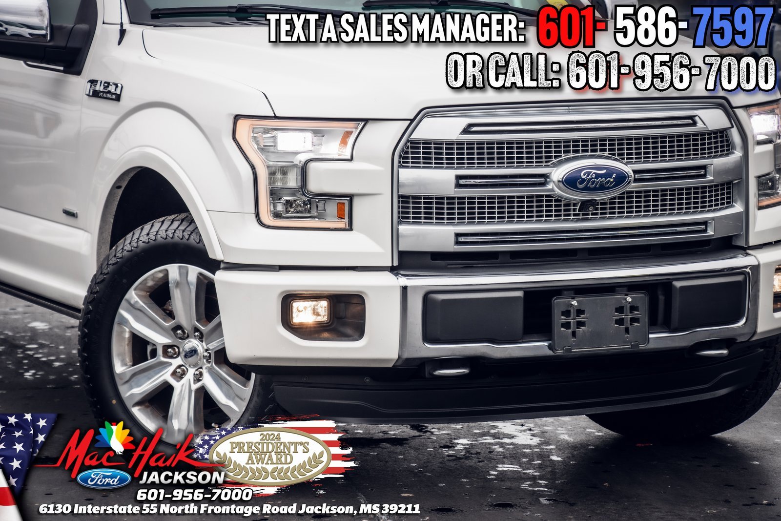 Used 2015 Ford F150 Platinum w/ Equipment Group 701A Luxury image 3