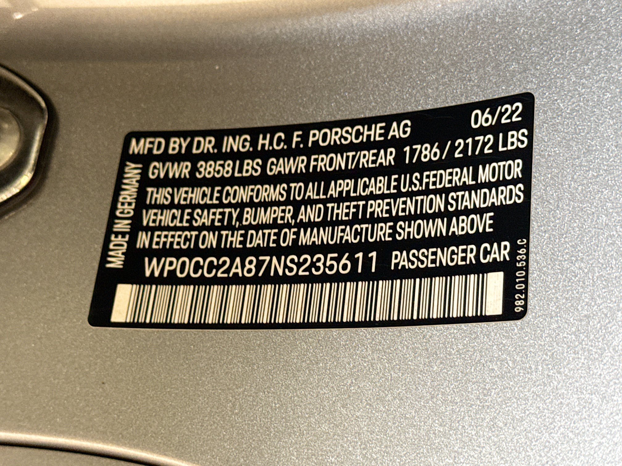Certified 2022 Porsche 718 Boxster Spyder RWD image 39