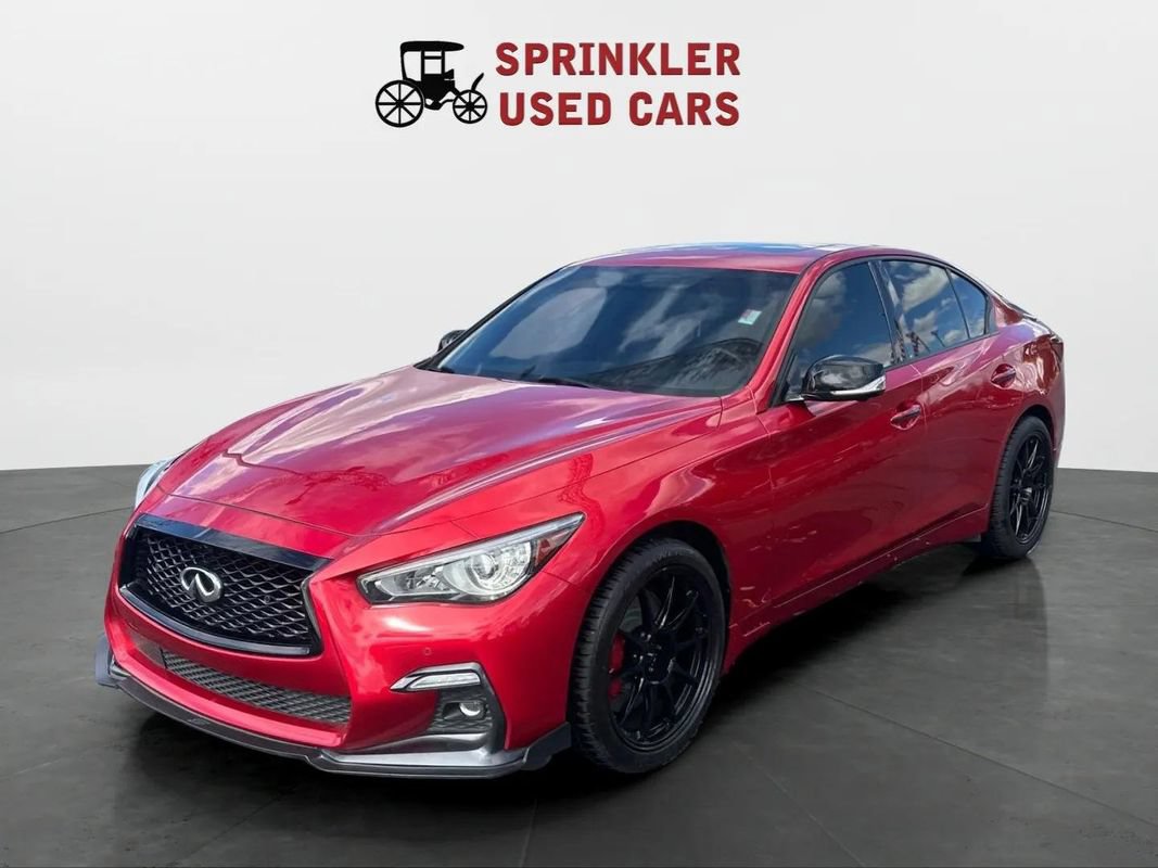 Used 2019 INFINITI Q50 Red Sport 400 w/ All Weather Package (L93) AWD/4WD image 8