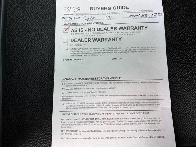 Used 2020 Mercedes-Benz Sprinter 2500 image 37