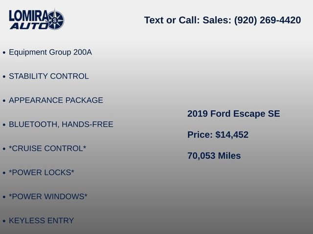 Used 2019 Ford Escape SE FWD image 6