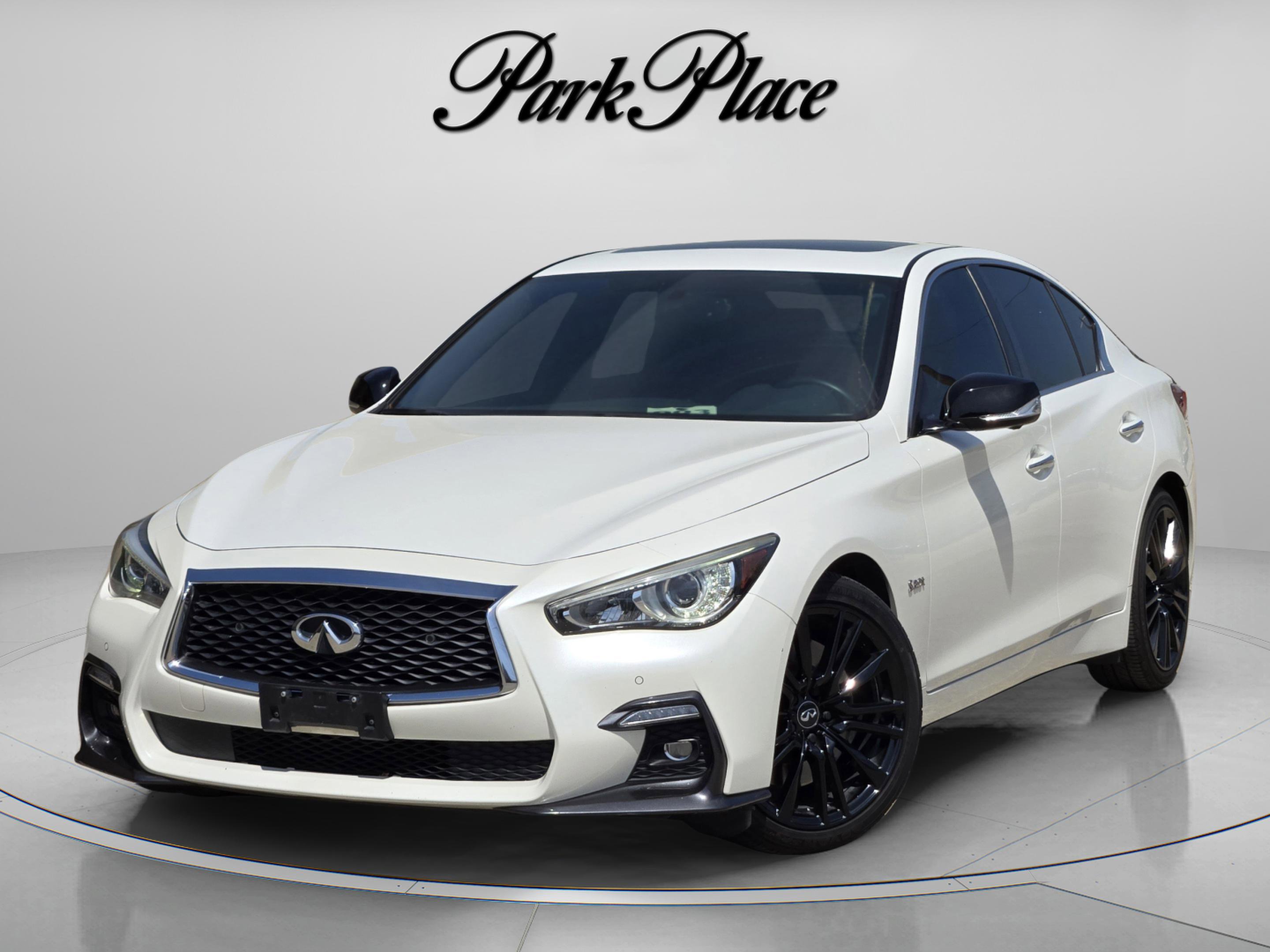 Used 2018 INFINITI Q50 Red Sport 400 w/ Sensory Package (Sport) image 1
