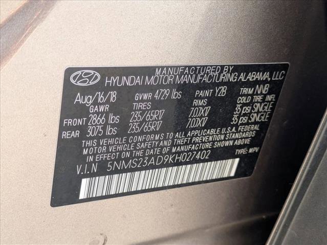 Used 2019 Hyundai Santa Fe SE image 24