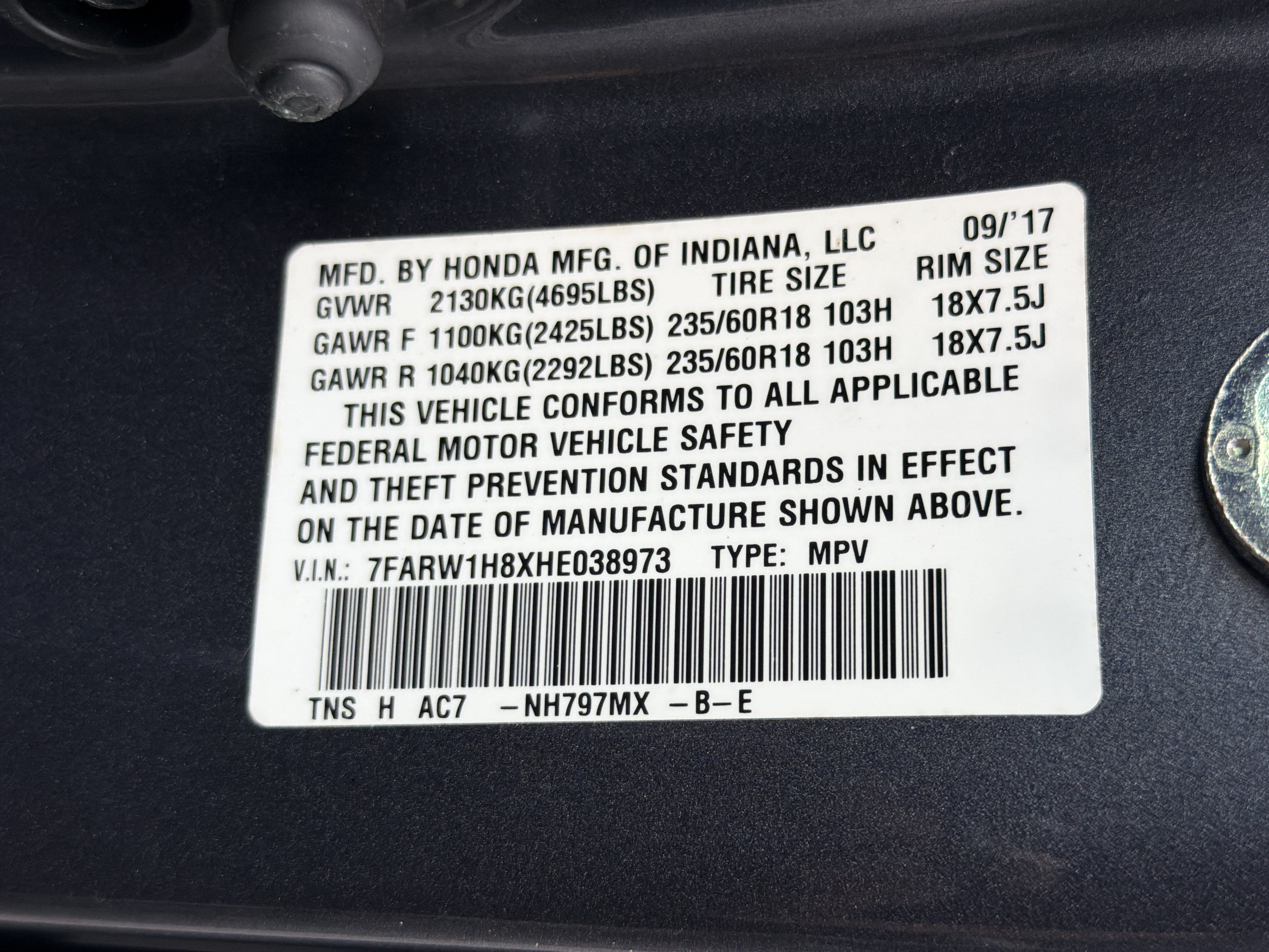 Used 2017 Honda CR-V EX-L image 30