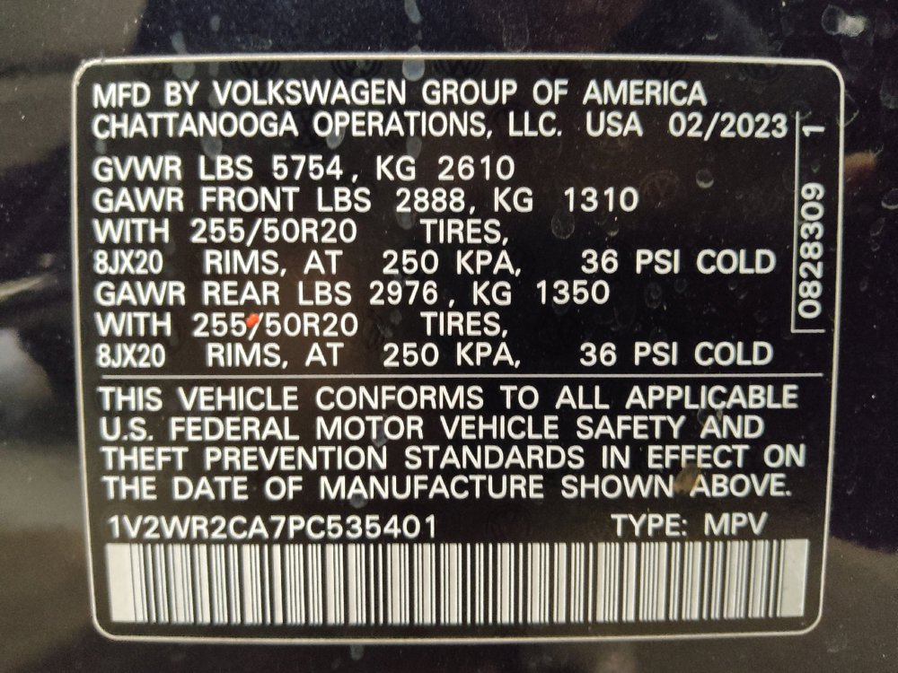 Used 2023 Volkswagen Atlas SE w/ Black Wheel Package FWD image 33