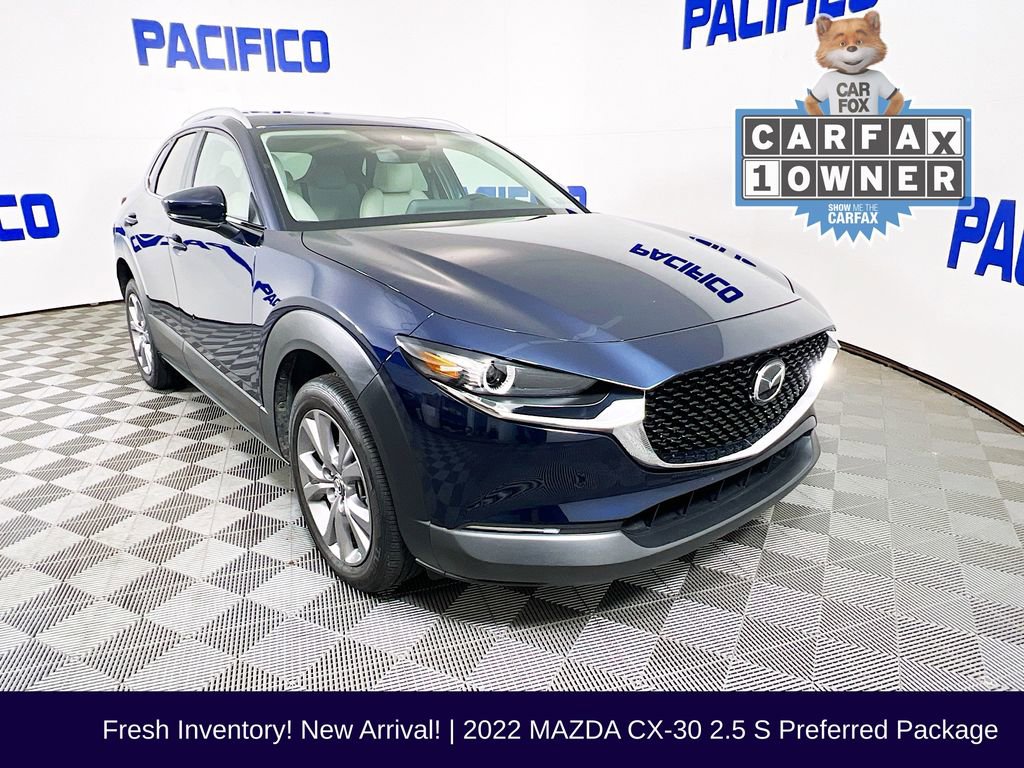 Used 2022 MAZDA CX-30 AWD 2.5 S w/ Preferred Package