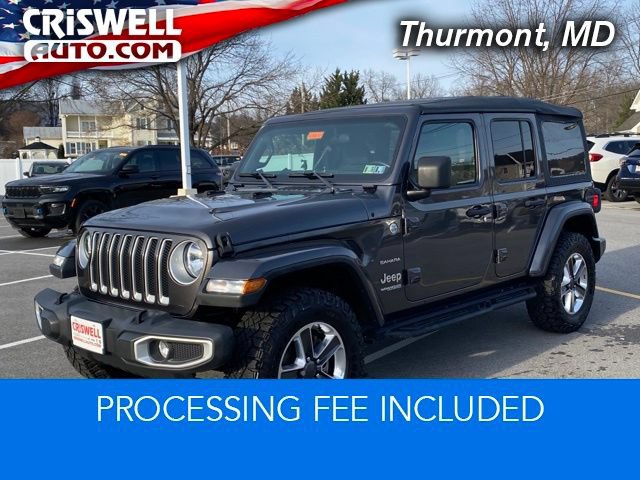 Used 2020 Jeep Wrangler Unlimited Sahara w/ Cold Weather Group AWD/4WD image 1