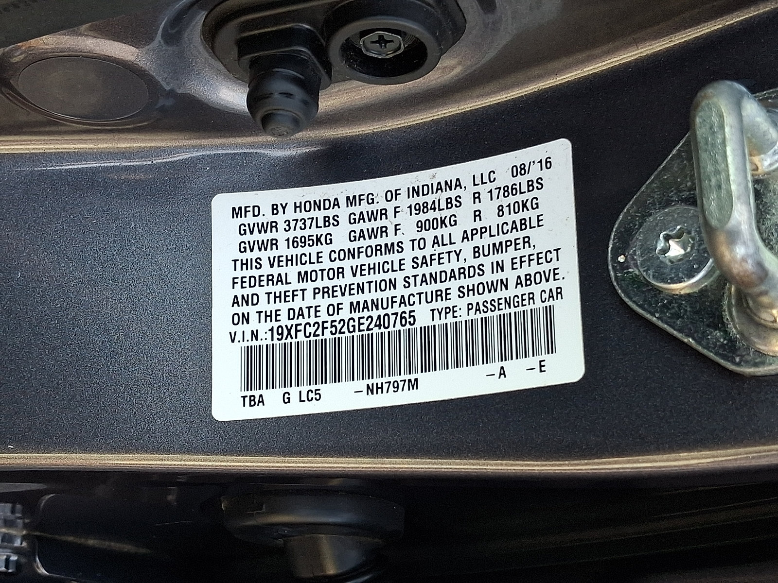 Used 2016 Honda Civic LX image 27