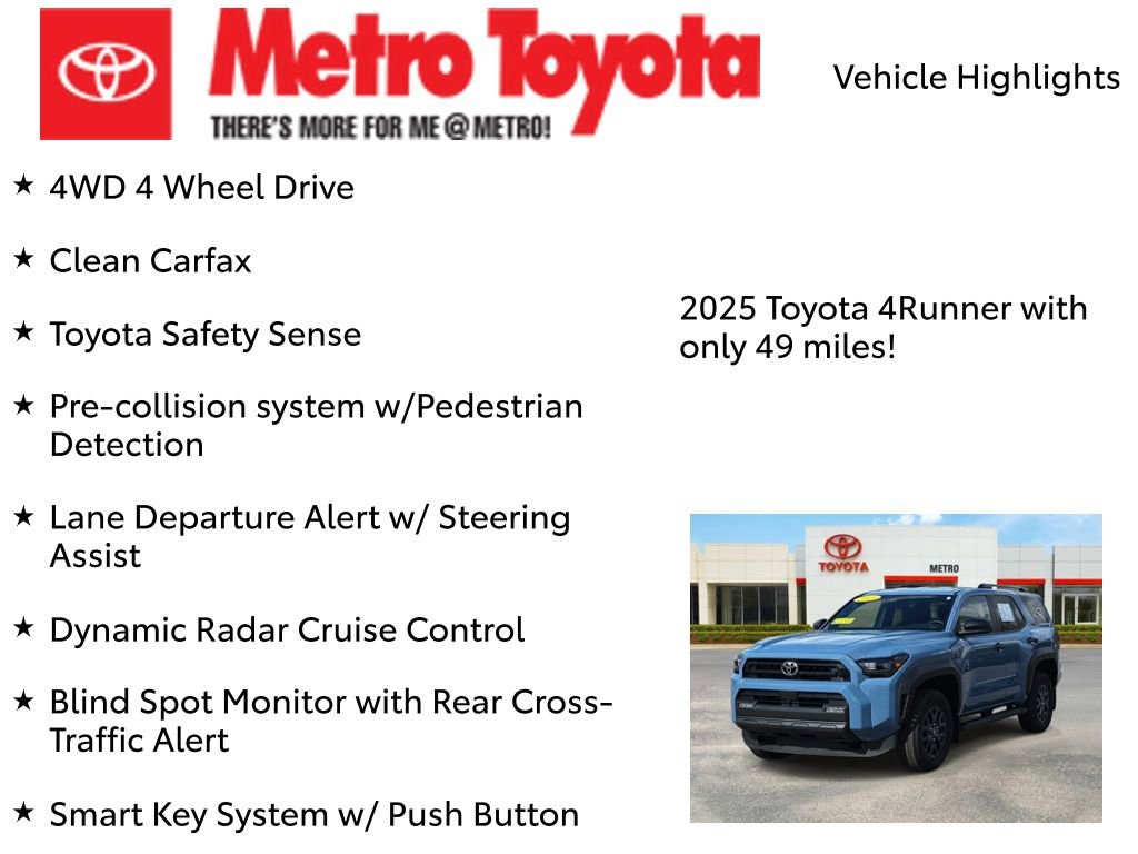 Used 2025 Toyota 4Runner SR5 AWD/4WD image 7