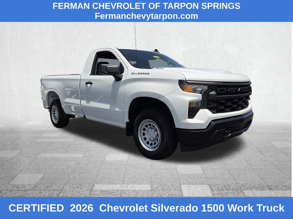 Certified 2026 Chevrolet Silverado 1500 W/T w/ WT Value Package