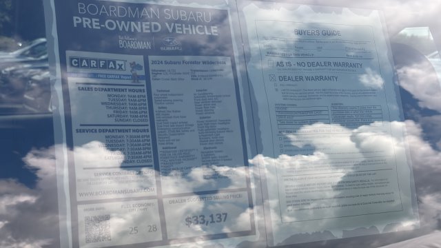Used 2024 Subaru Forester Wilderness w/ Convenience Package AWD/4WD image 29