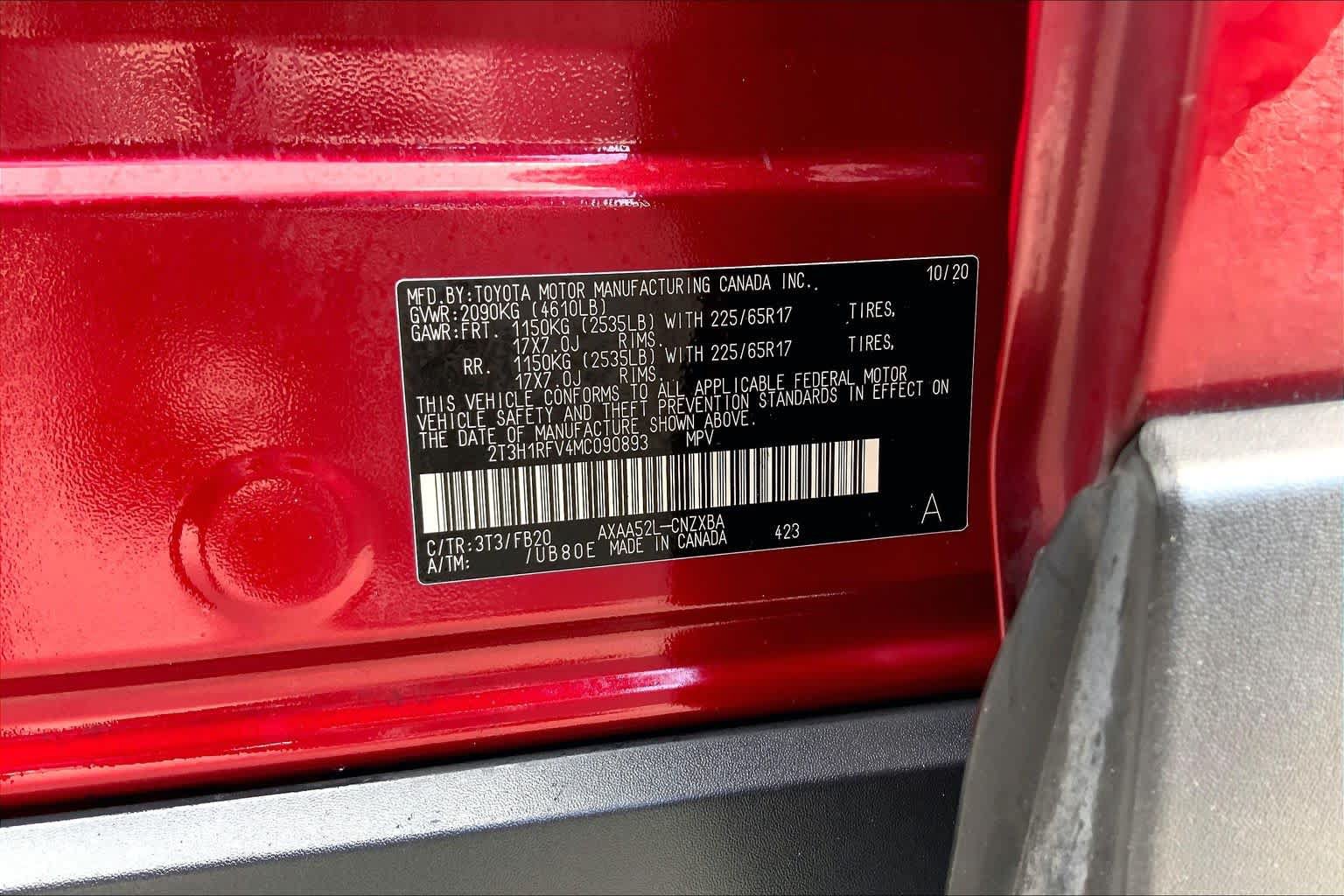 Used 2021 Toyota RAV4 LE FWD image 36