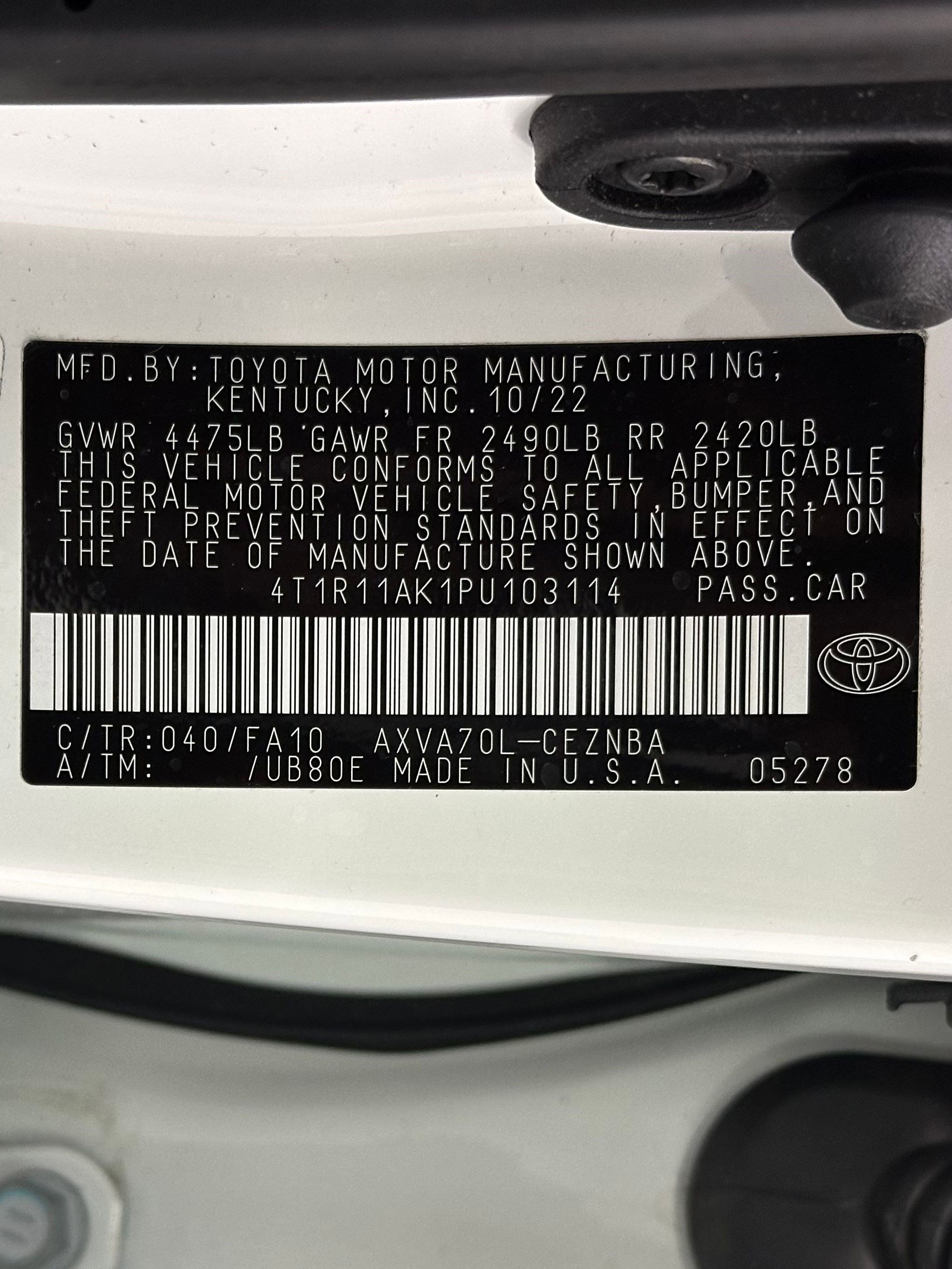 Used 2023 Toyota Camry LE image 19