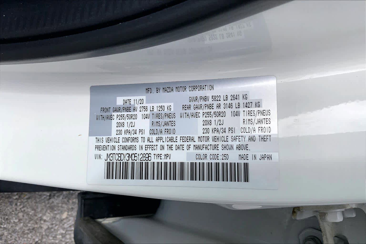 Used 2021 MAZDA CX-9 Grand Touring AWD/4WD image 60