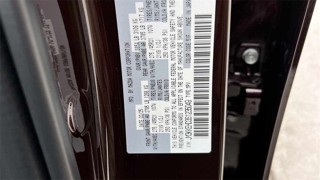 New 2025 MAZDA CX-90 3.3 Turbo w/ Premium Plus Pkg image 61