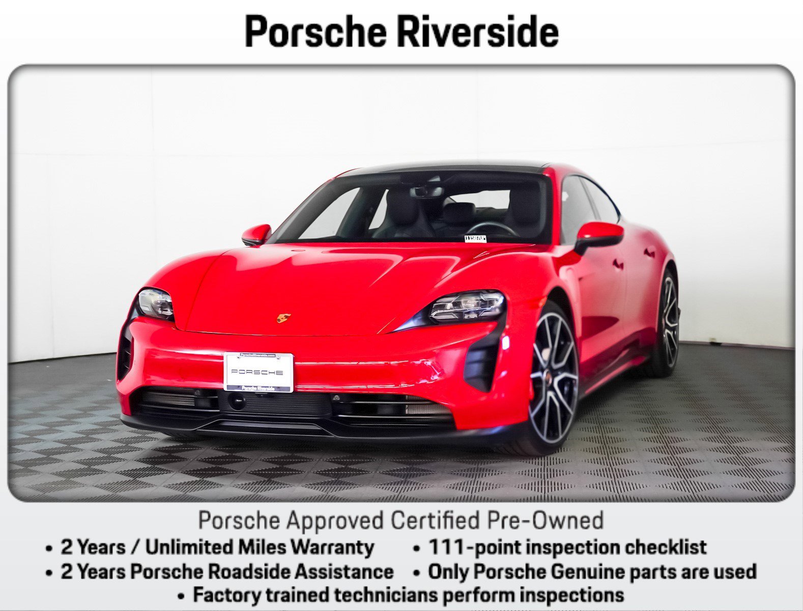 Certified 2024 Porsche Taycan 4S w/ Premium Package