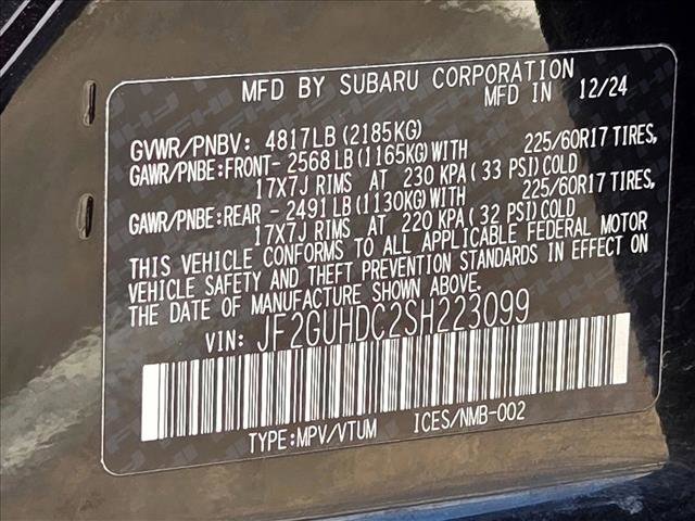 Used 2025 Subaru Crosstrek 2.0i Premium AWD/4WD image 15