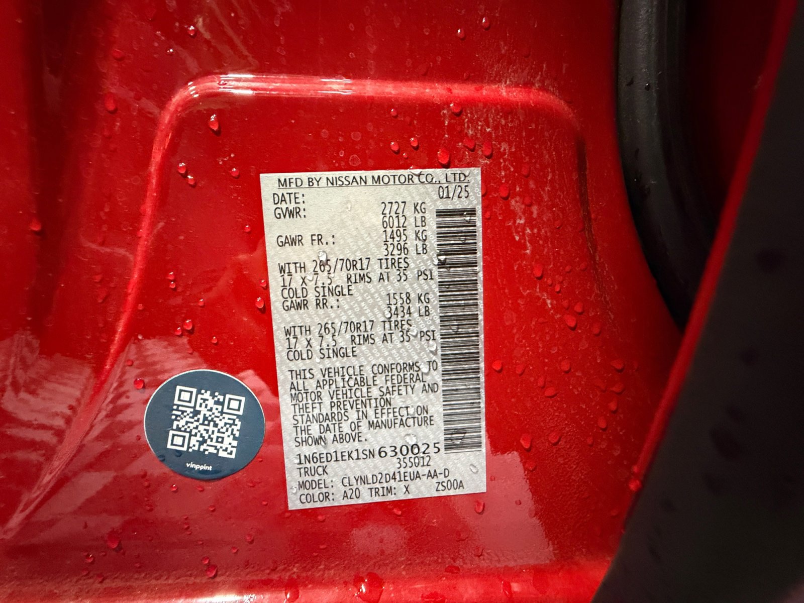 Certified 2025 Nissan Frontier PRO-4X AWD/4WD image 25