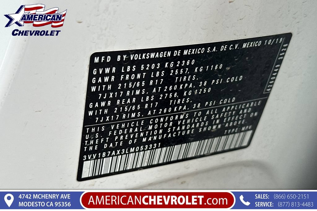 Used 2020 Volkswagen Tiguan S FWD image 40