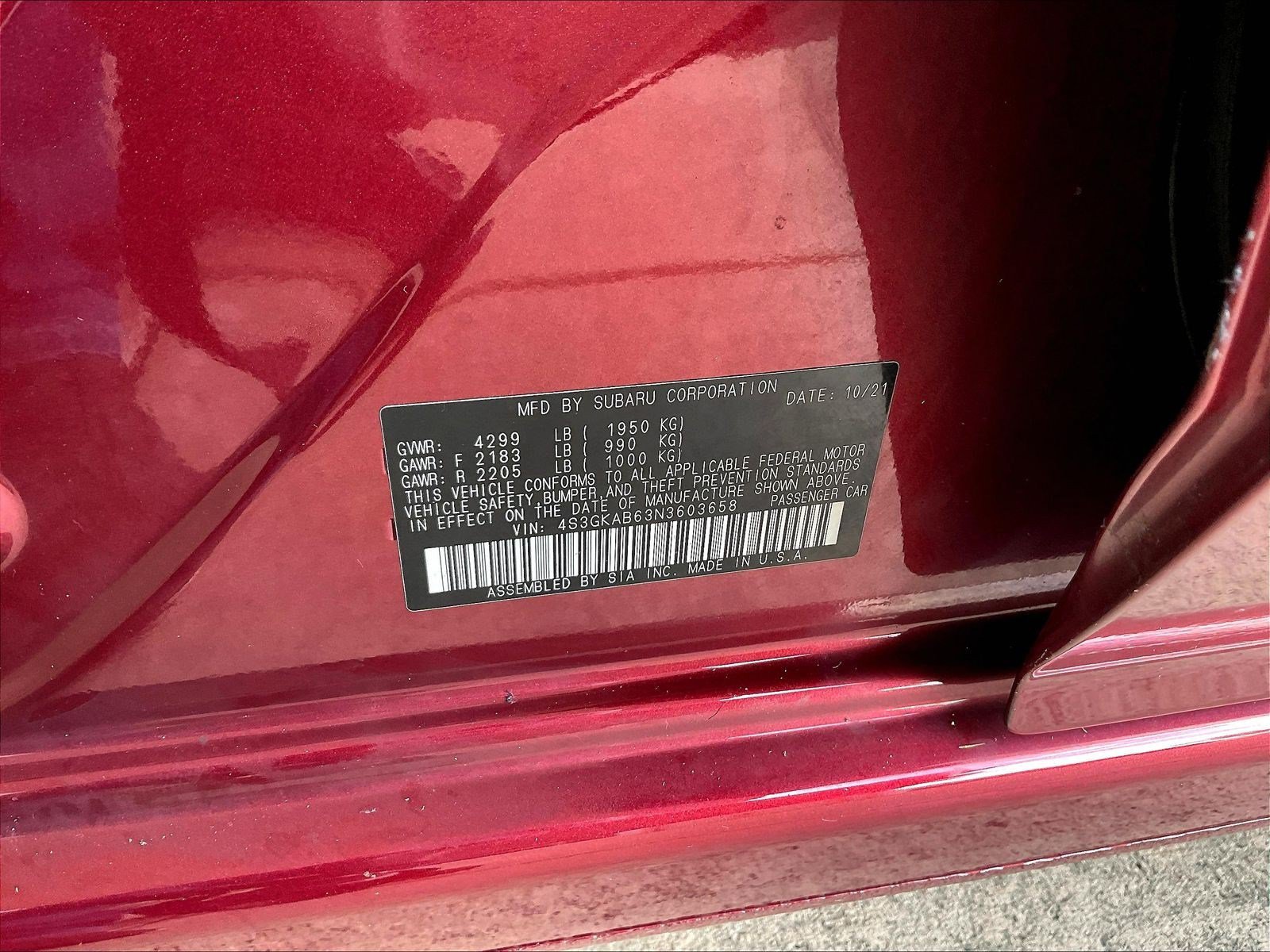 Used 2022 Subaru Impreza 2.0i AWD/4WD image 18