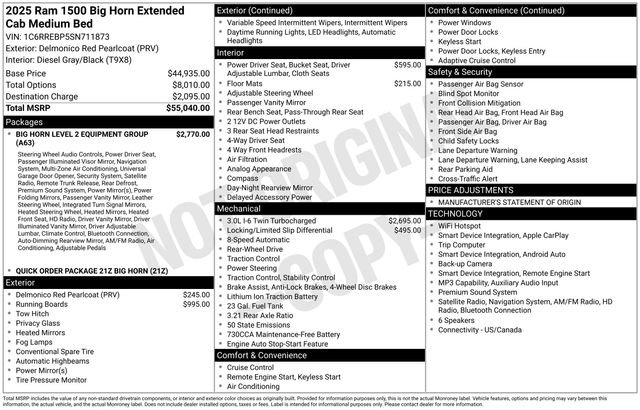 Used 2025 RAM 1500 Big Horn RWD image 30