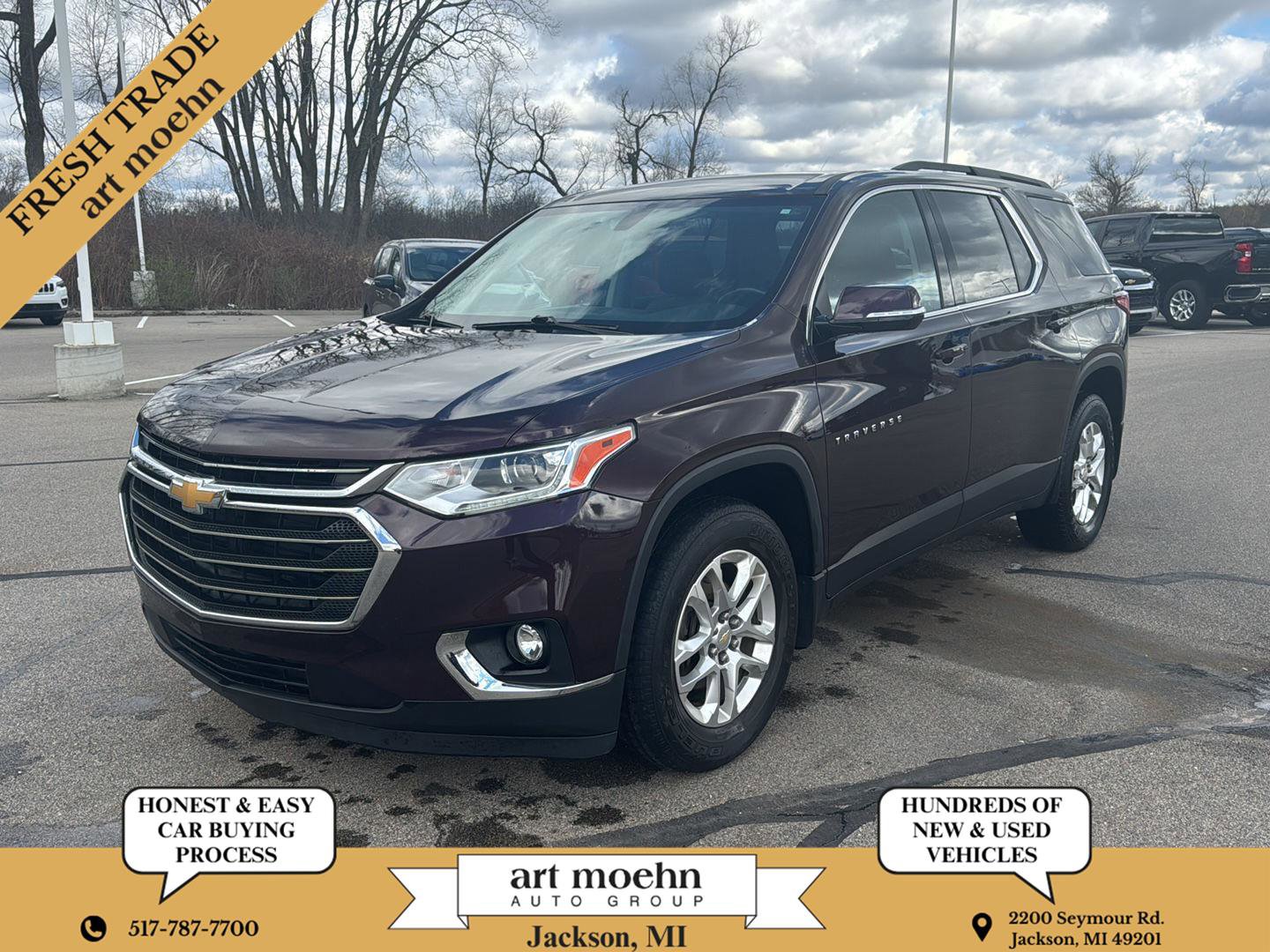 Used 2019 Chevrolet Traverse LT w/ LPO, Floor Liner Package image 1