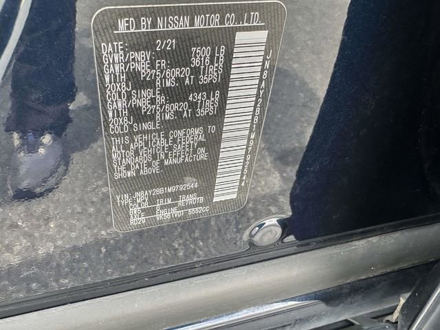 Used 2021 Nissan Armada SL w/ Captain's Chairs Package AWD/4WD image 31
