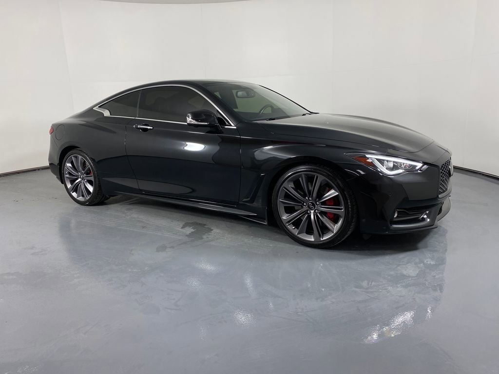Used 2021 INFINITI Q60 Red Sport 400 w/ Cargo Package image 1