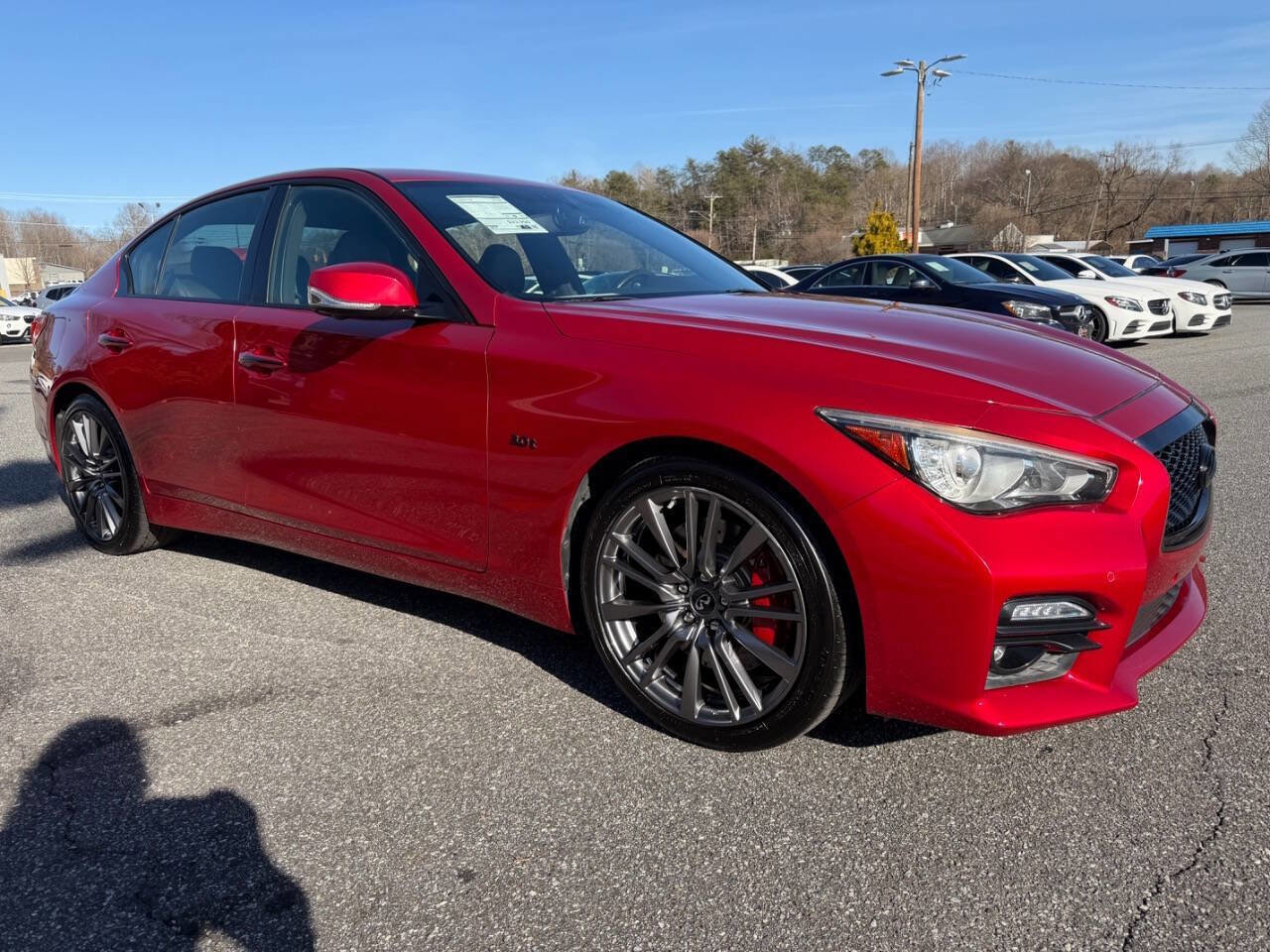 Used 2017 INFINITI Q50 Red Sport 400 image 6