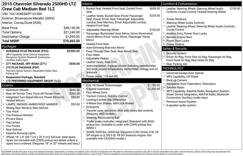 Used 2015 Chevrolet Silverado 2500 LTZ w/ Duramax Plus Package AWD/4WD video 3