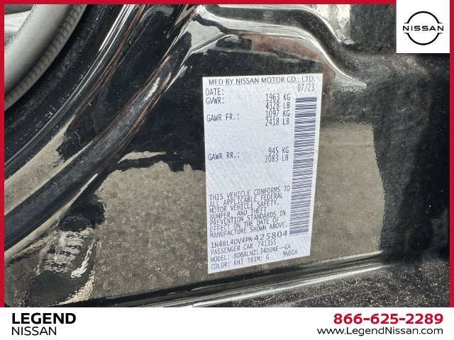 Certified 2023 Nissan Altima 2.5 SV w/ SV Premium Package FWD image 37