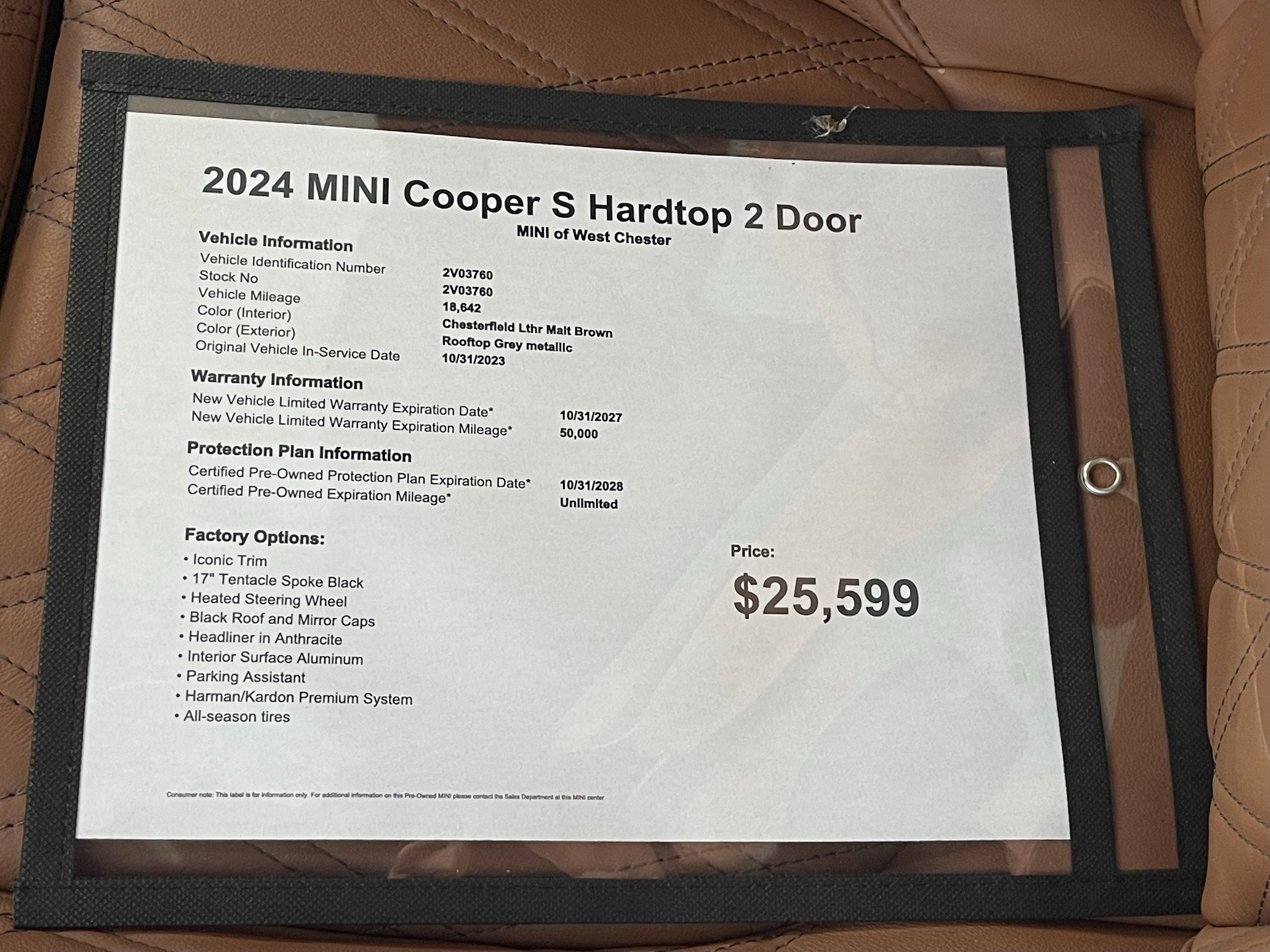 Used 2024 MINI Cooper S image 16