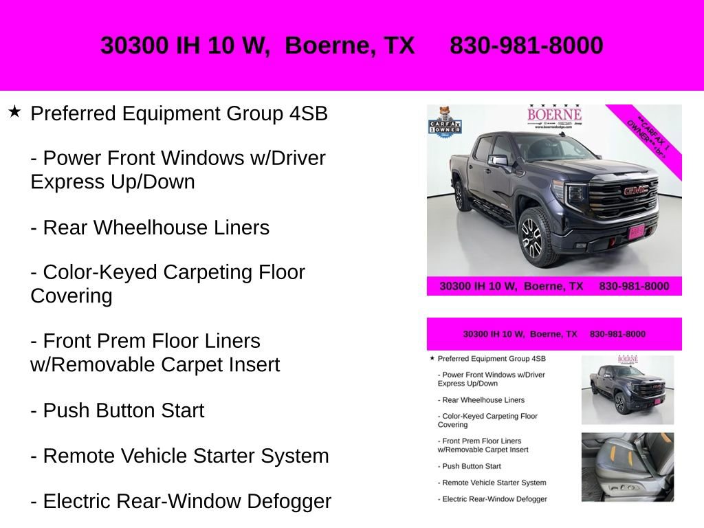 Used 2023 GMC Sierra 1500 AT4 w/ Technology Package image 20