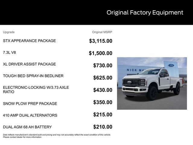 New 2026 Ford F350 XL w/ STX Appearance Package image 9