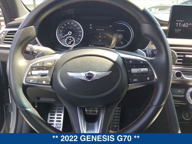 Used 2022 Genesis G70 3.3T w/ Sport Advanced Package RWD image 13