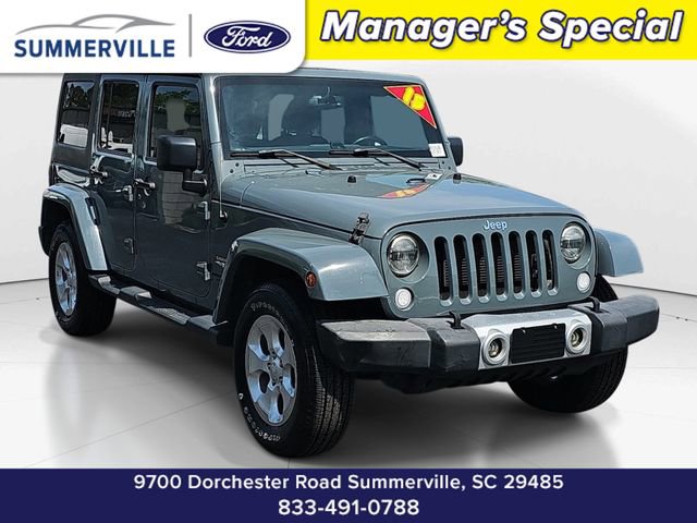 Used 2015 Jeep Wrangler Unlimited Sahara w/ Connectivity Group AWD/4WD image 1