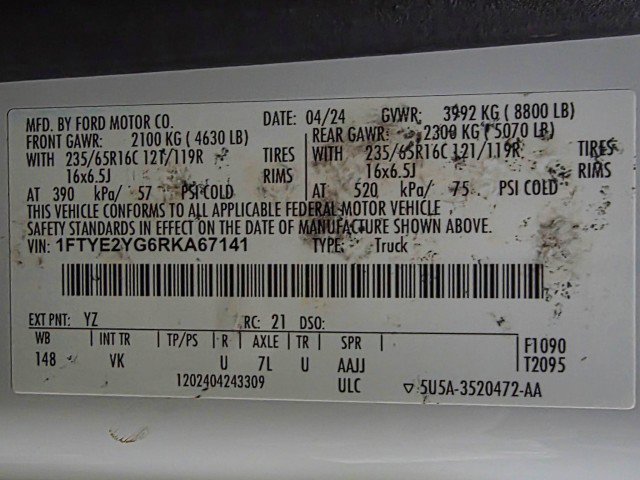 Used 2024 Ford Transit 150 Low Roof AWD w/ Load Area Protection Package image 33