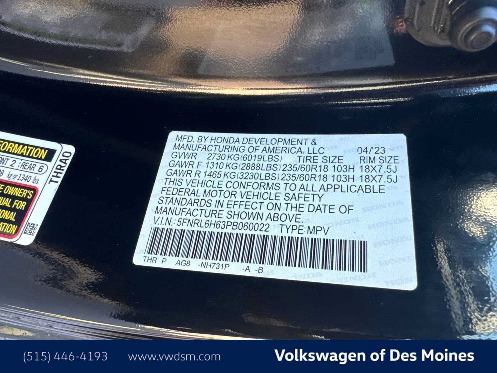 Used 2023 Honda Odyssey EX-L image 21