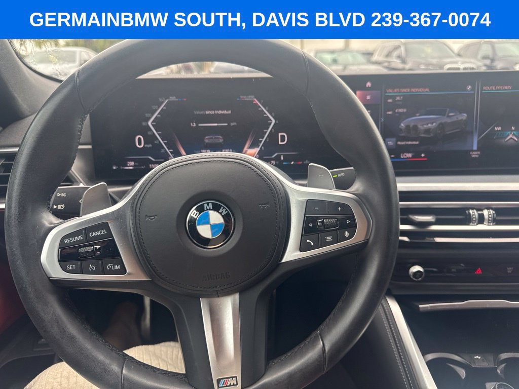Certified 2024 BMW M440i Convertible w/ Shadowloine Package RWD image 14
